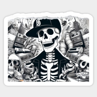 Bones Rapper Sticker